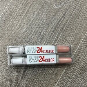2X Maybelline SuperStay 24 Color Longwear  Lipstick  #136 constant toast